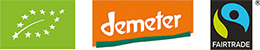 Bio-Siegel: EU-Bio, Demeter, Ecocert, Fairtrade, glutenfrei